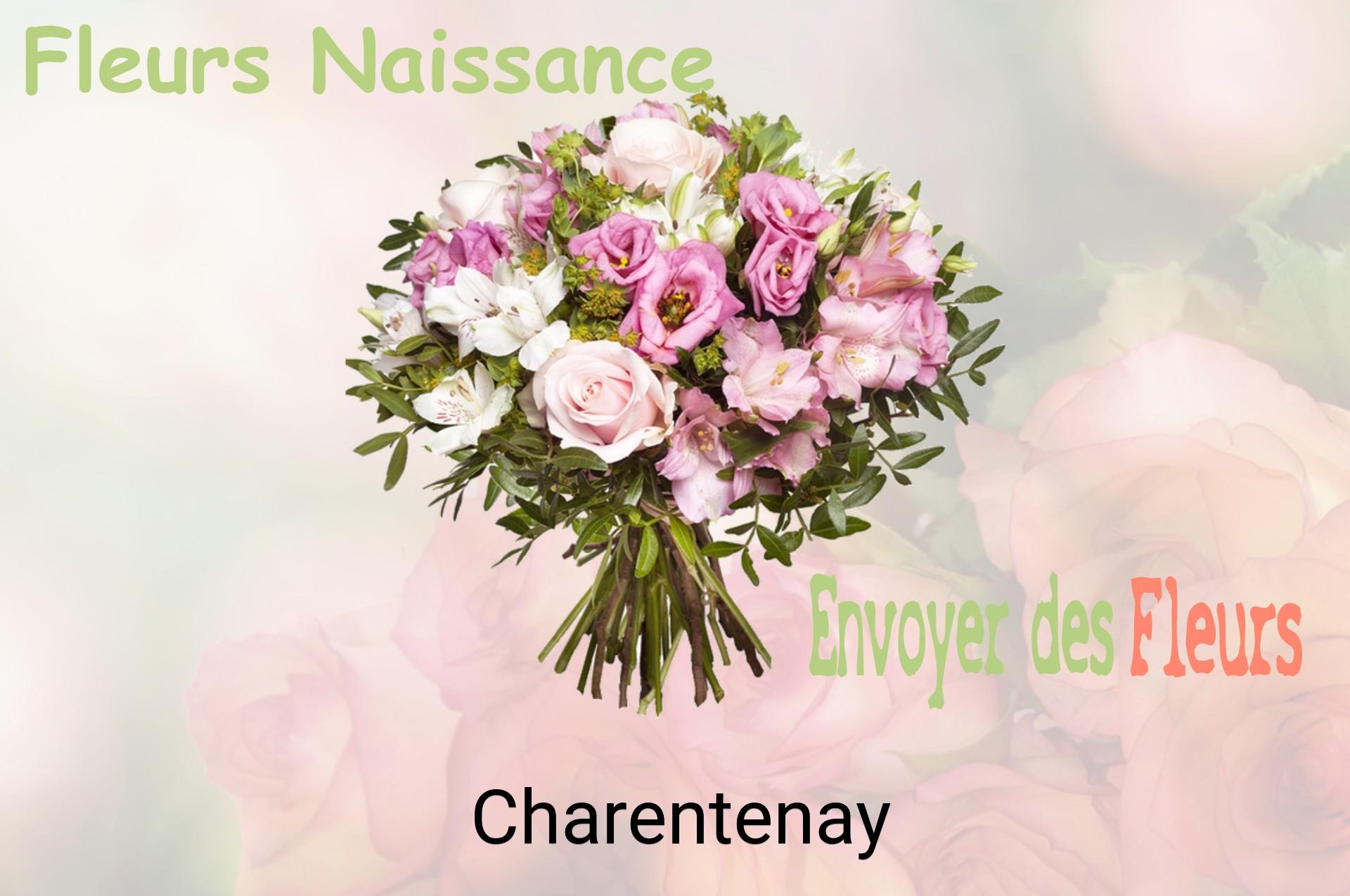 Bouquet de fleurs de naissance livré à Charentenay